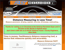 Tablet Screenshot of fast-measure.com